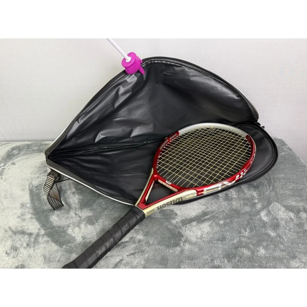 Wilson Triad Technology 125 PWR Tennis Racquet with Case‎ Red/Silver